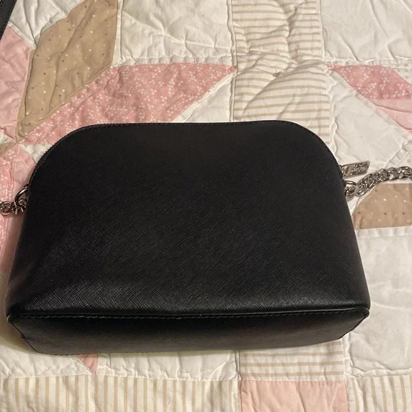 New Michael Kors Crossbody Black Silver accents - Picture 3 of 8
